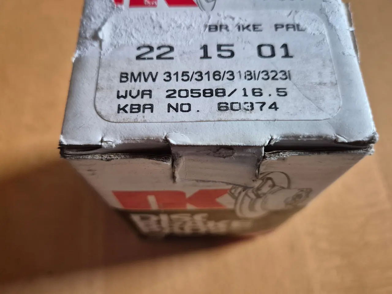 Billede 2 - Bremse klodser til Bmw e21.