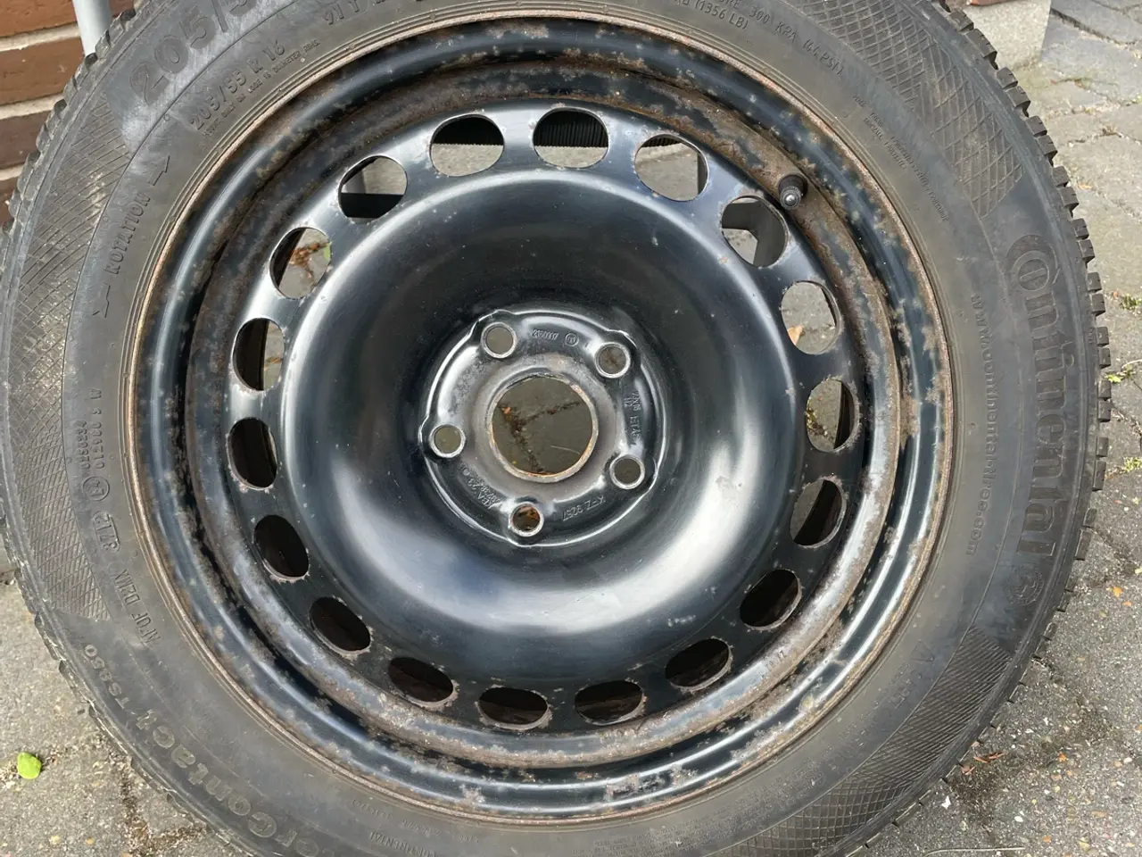 Billede 1 - 4 stk Continental vinterhjul