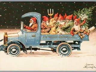 Jenny Nystrøm - God Jul - Gott Nytt År - Bromma JN 2 - Ubrugt