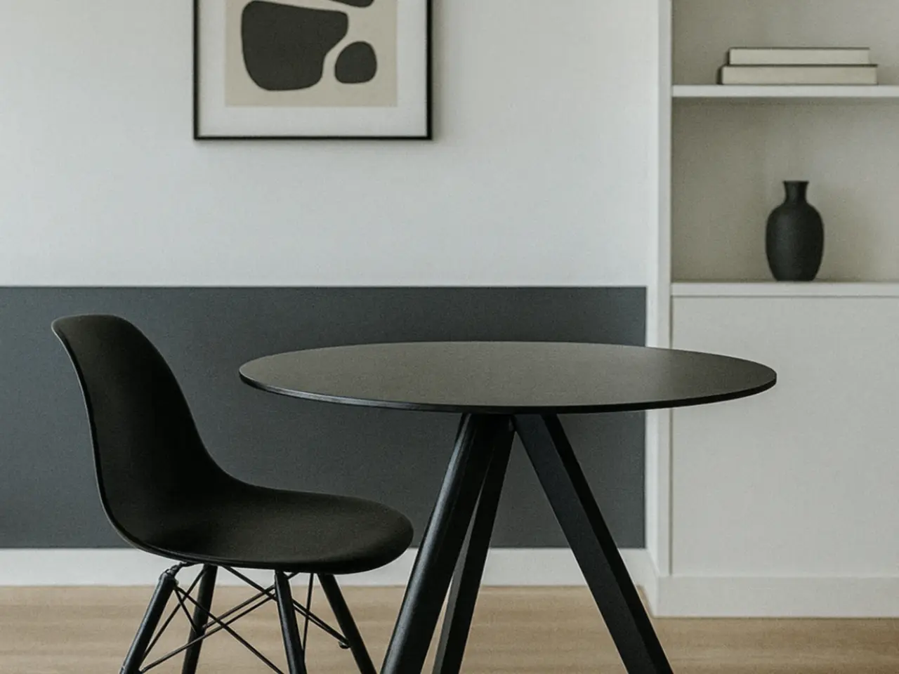 Billede 2 - Vitra Eames Plastic Side Chair DSW Stol – Sort