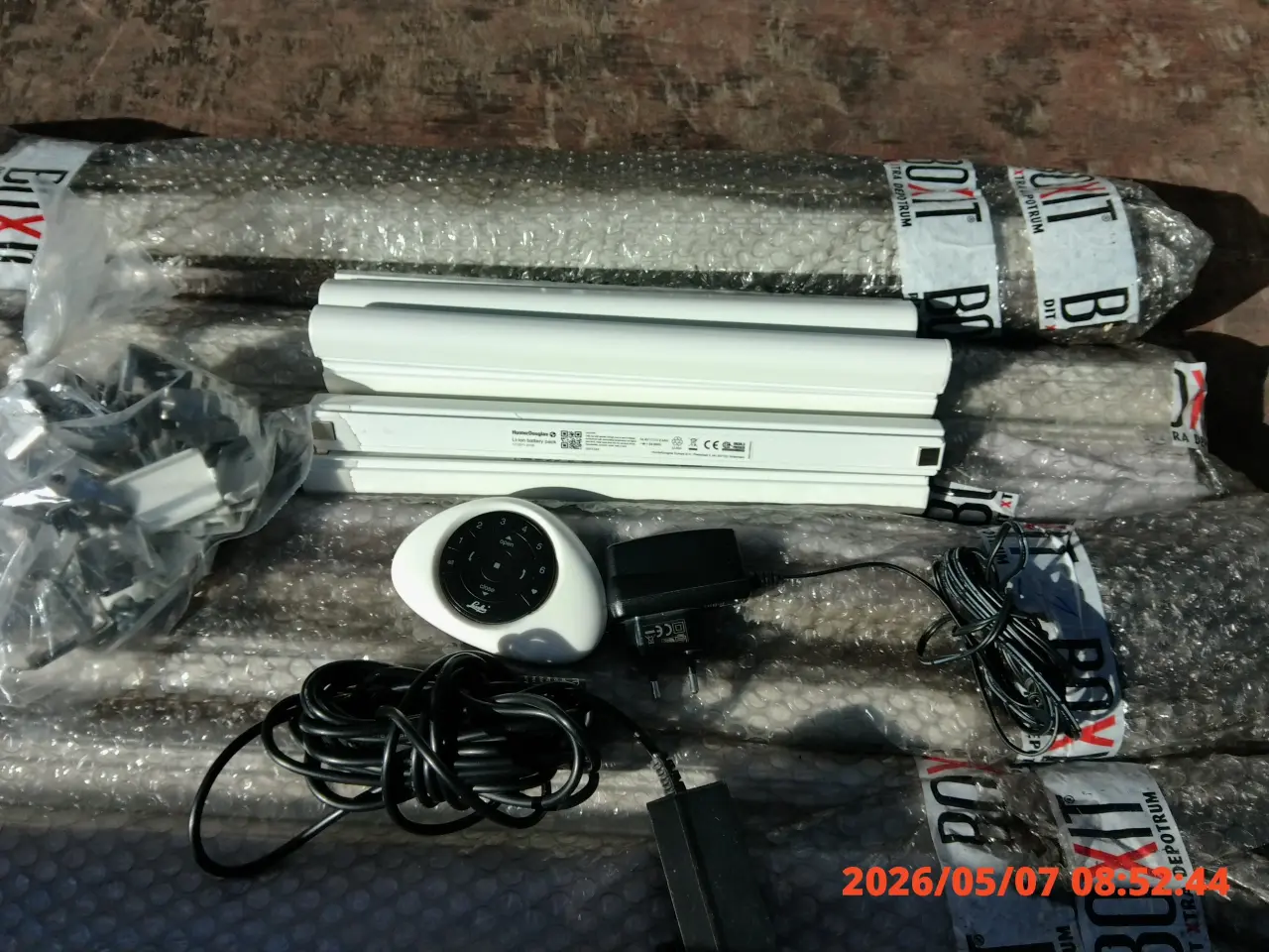 Billede 2 - 6 hvide el. rullegardiner luxaflex l 180 h 230 