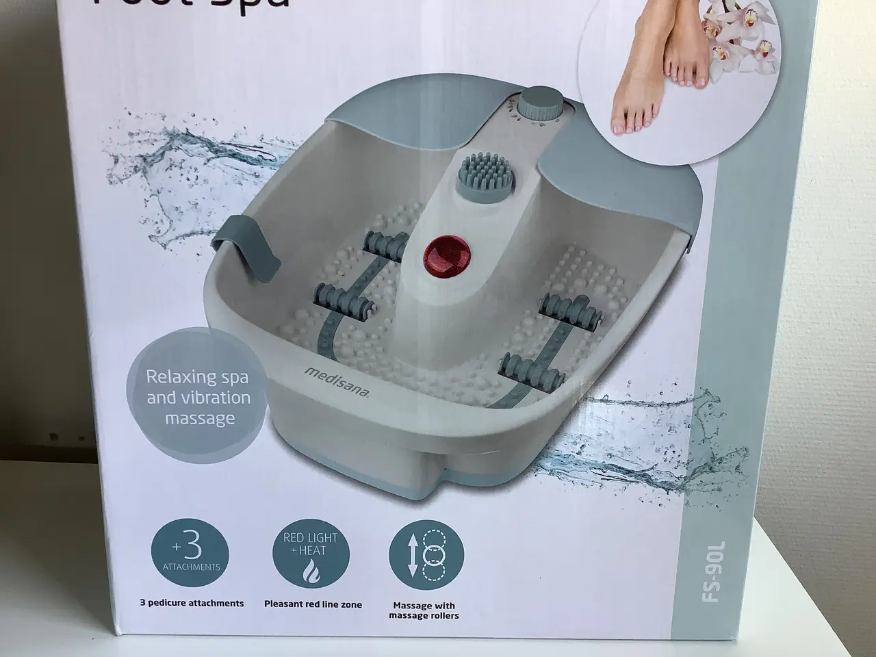 Billede 3 - Medisana fodspa med massage