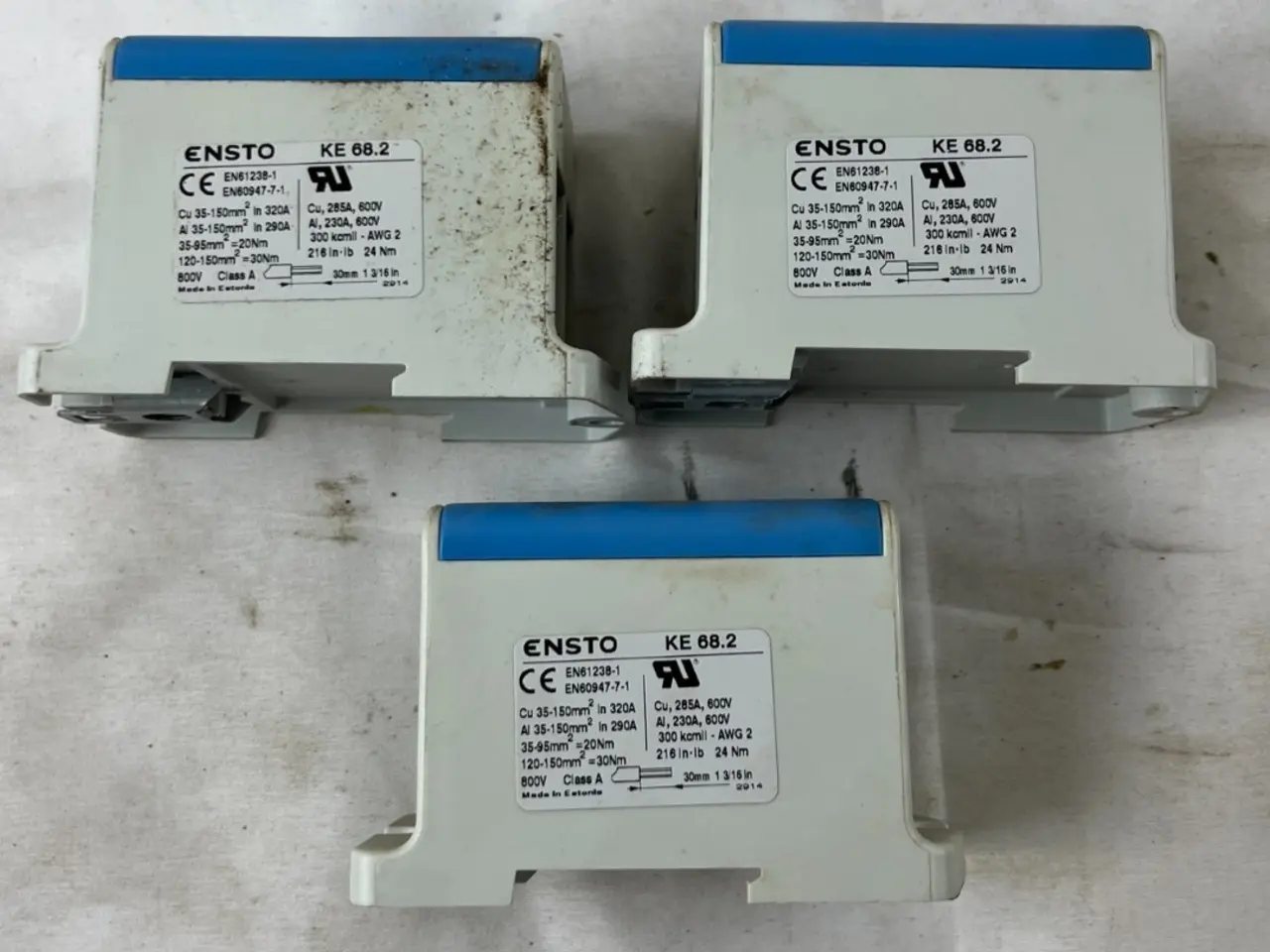 Billede 1 - Ensto KE 68.2 Distribution Terminal Blocks 320A 3x