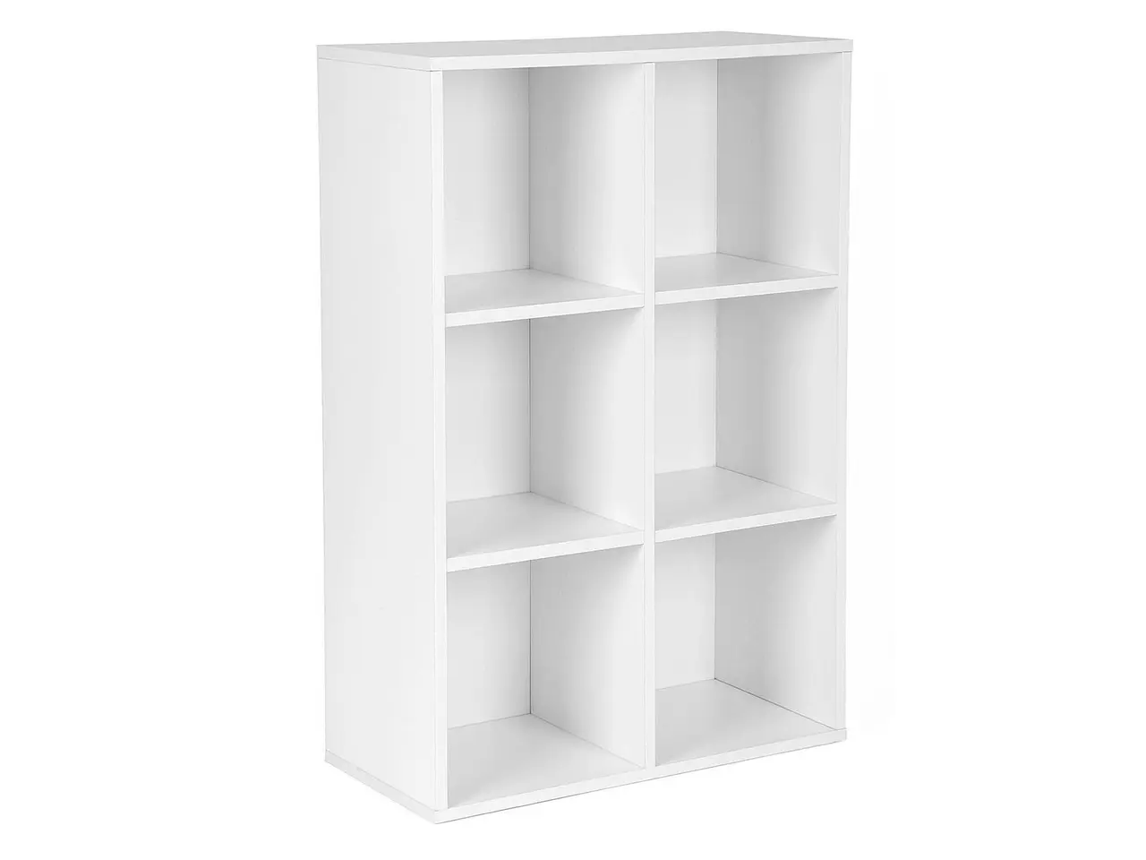 Billede 1 - Bogreol med 6 rum LBC203D - hvid