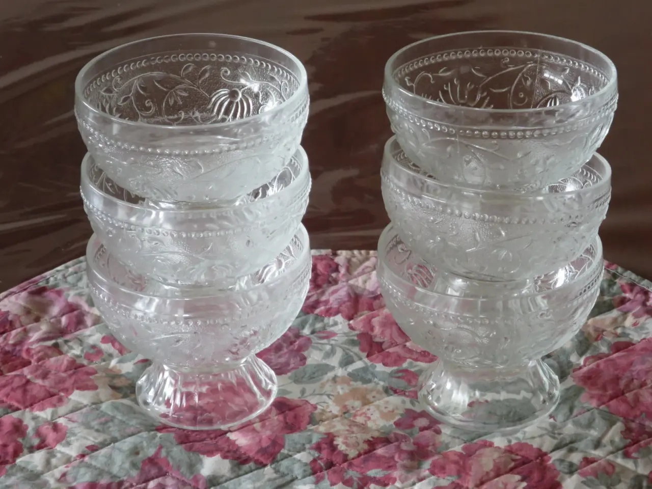 Billede 3 - Lille opsats i glas, 6 stk