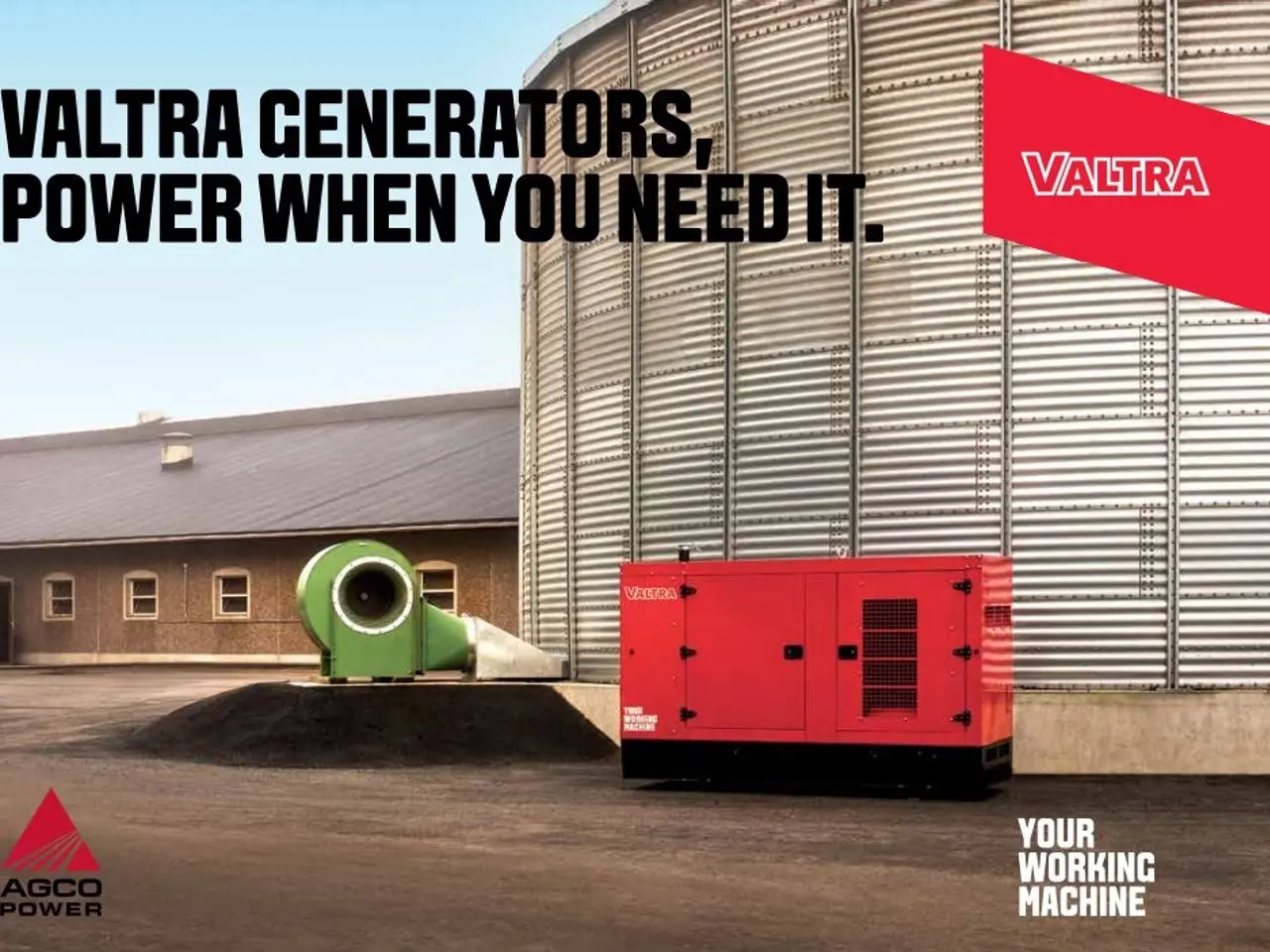 Billede 1 - Valtra Generator anlæg.