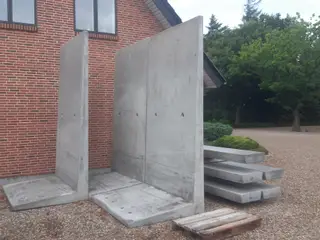 Siloelement, L-element, betonelement