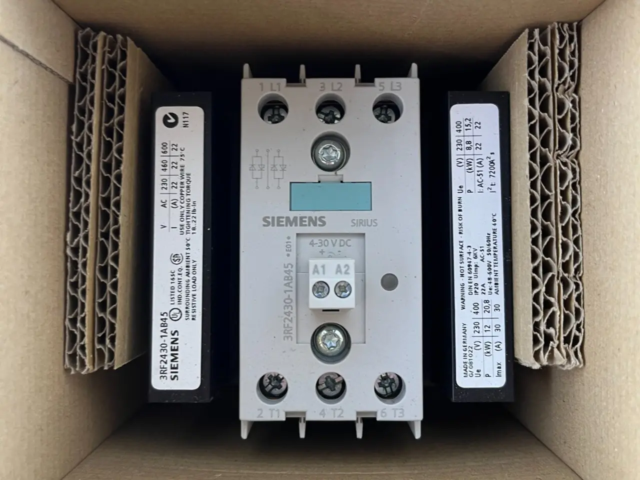 Billede 2 - Siemens 3RF2430‑1AB45 Sirius 3‑Phase Solid State