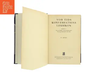 Vor Tids Konversations Leksikon (Bog)