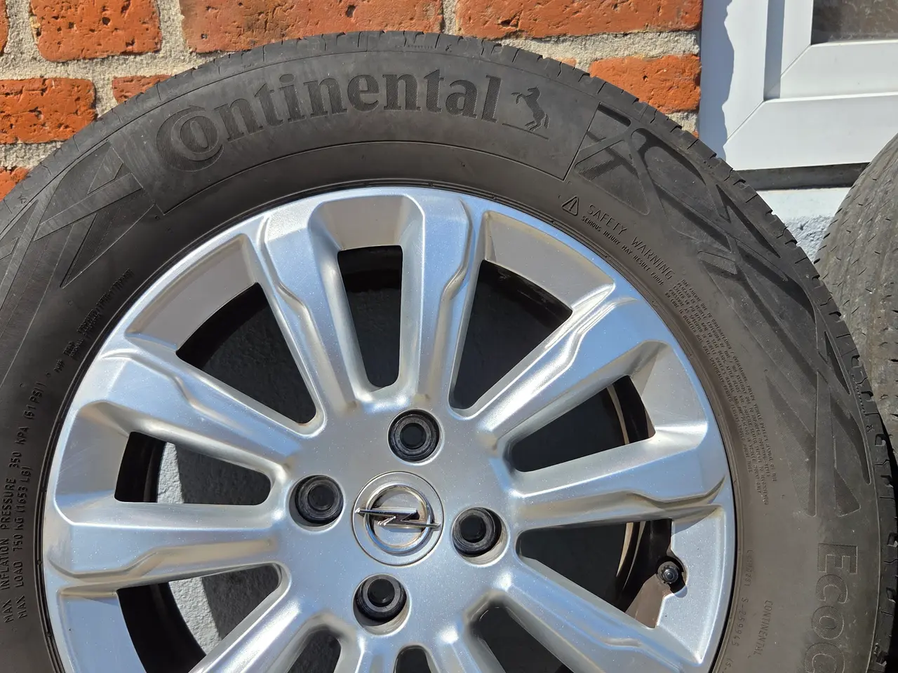 Billede 2 - Sælger et sæt originale Opel 16" alufælge fremstår