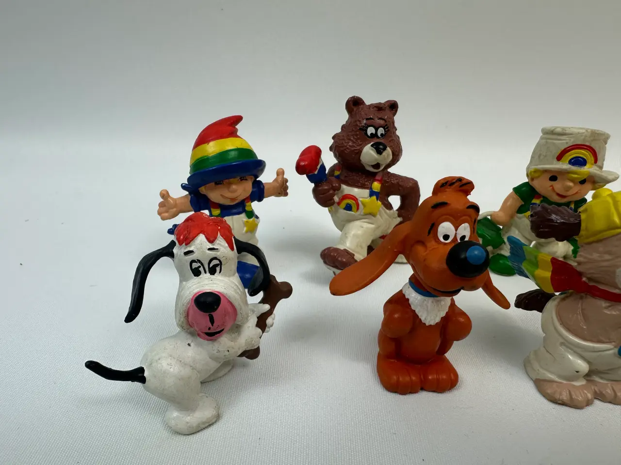 Billede 3 - 12 stk. retro figurer Rainbow Kids (1980/81)