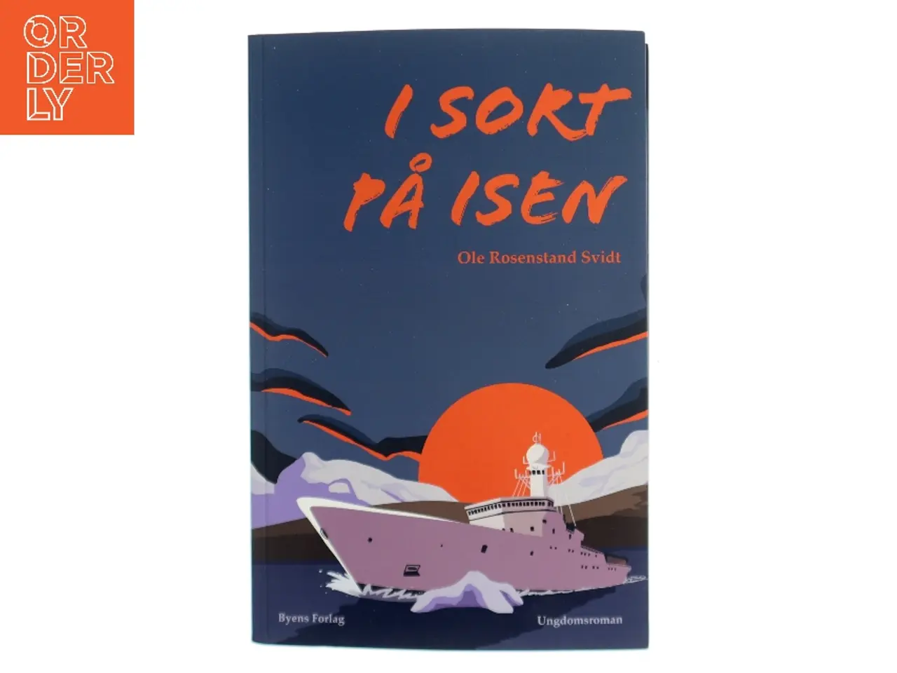 Billede 1 - I sort på isen : ungdomsroman af Ole Rosenstand Svidt (Bog)
