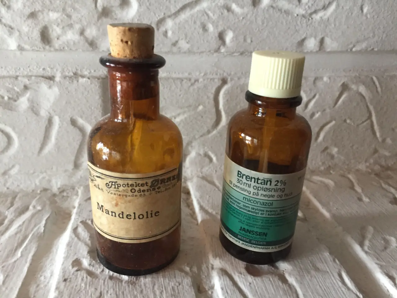 Billede 2 - Brune apotekerflasker og apotekerglas