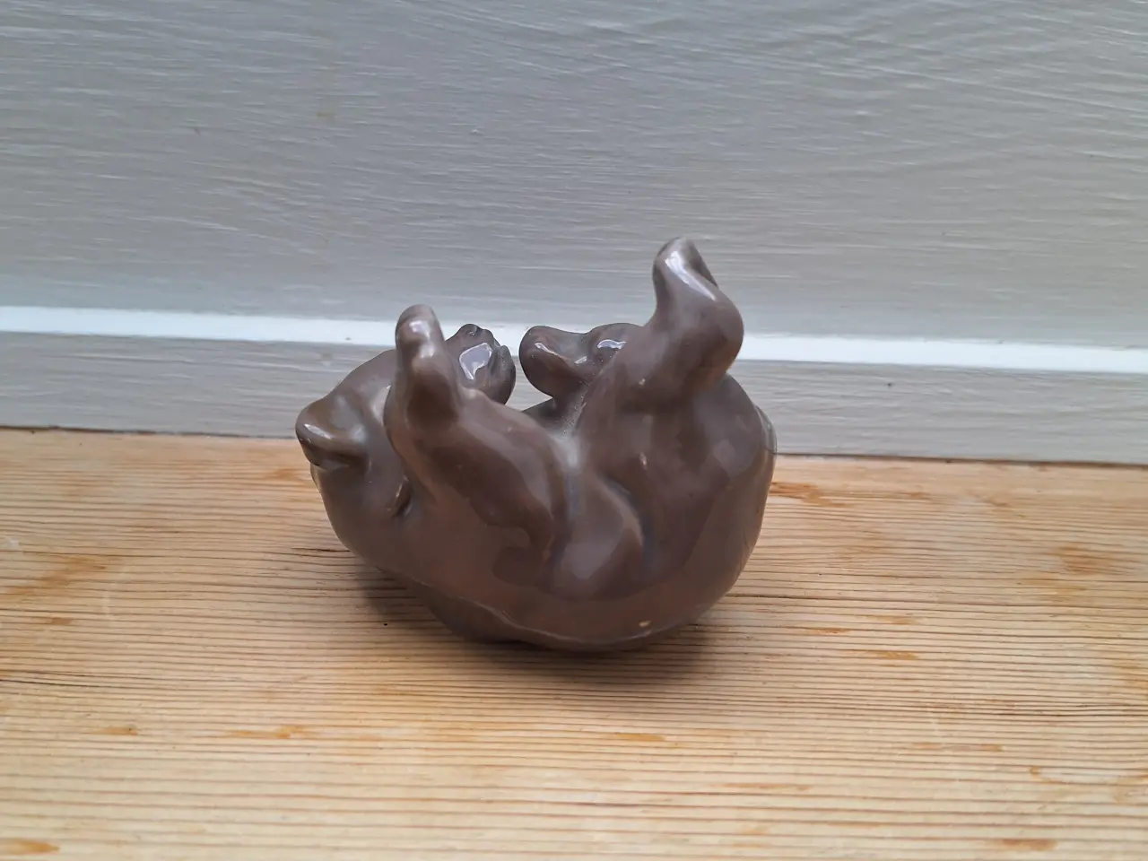 Billede 2 - Royal Copenhagen figur Bjørneunge No. 1124 1. sort