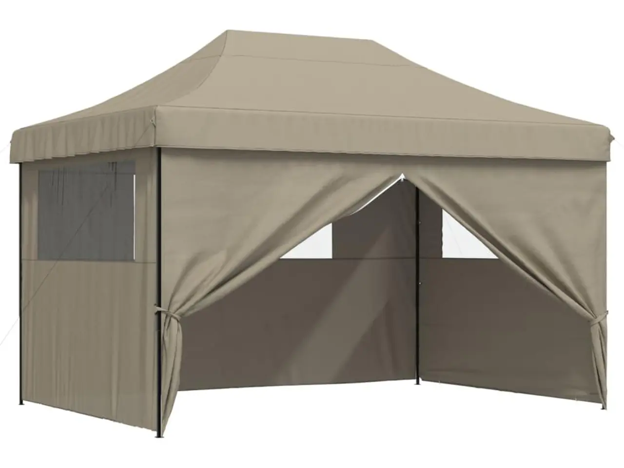 Billede 7 - Foldbart pop up-festtelt med 4 sidevægge gråbrun