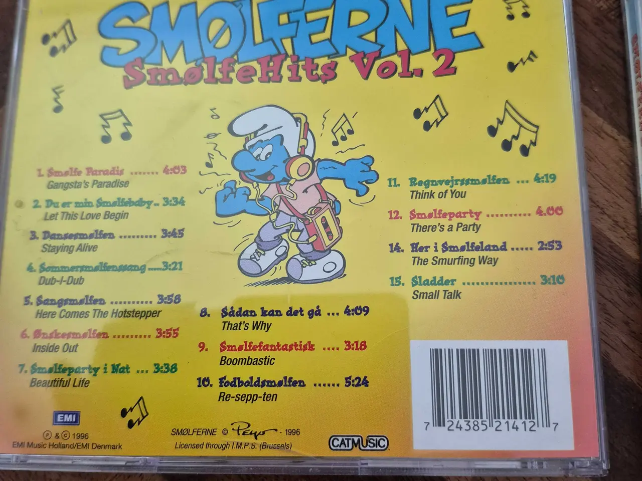 Billede 5 - Ældre smølfe cder