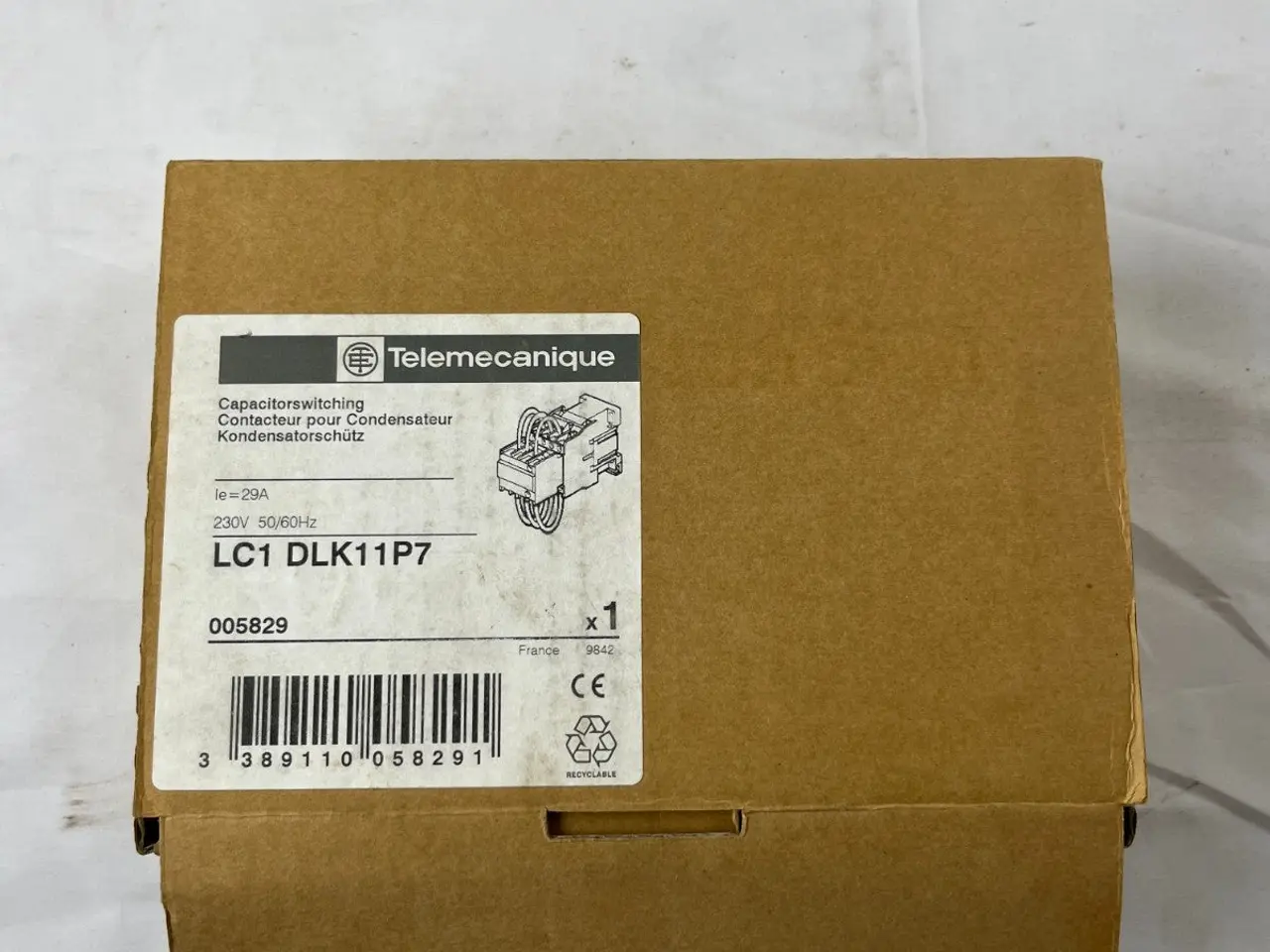 Billede 2 - Telemecanique LC1DLK11P7 Capacitor Switching 29A