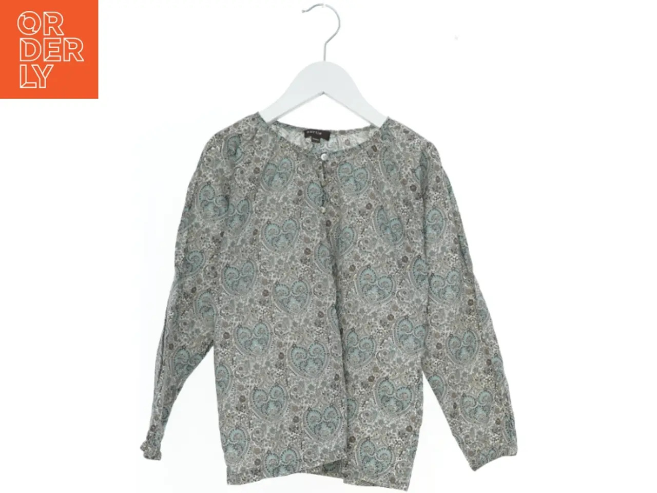 Billede 1 - Mønstret bluse fra Norlie (str. 134)