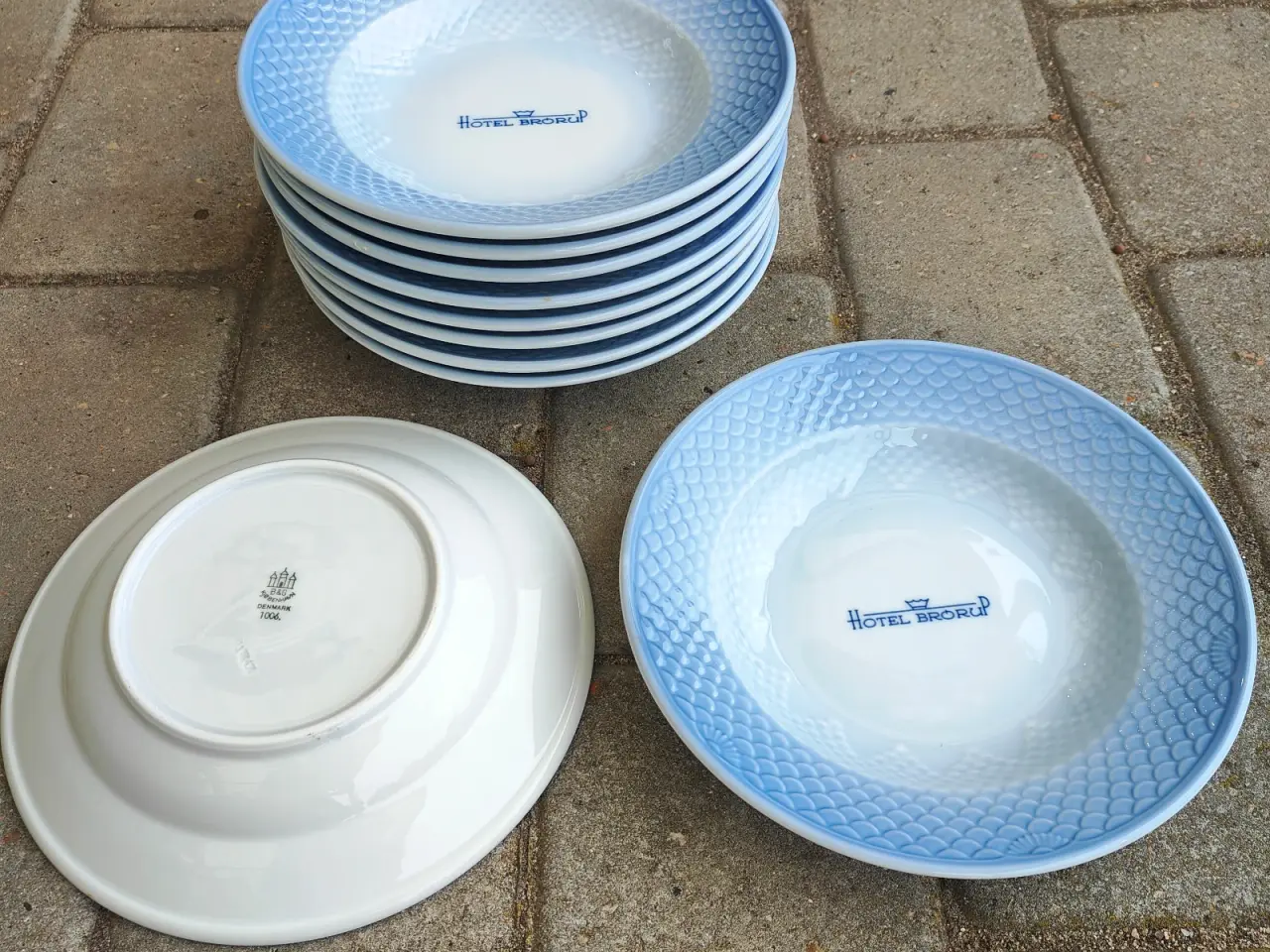 Billede 8 - B&G Blå Tone hotel porcelæn spisestel