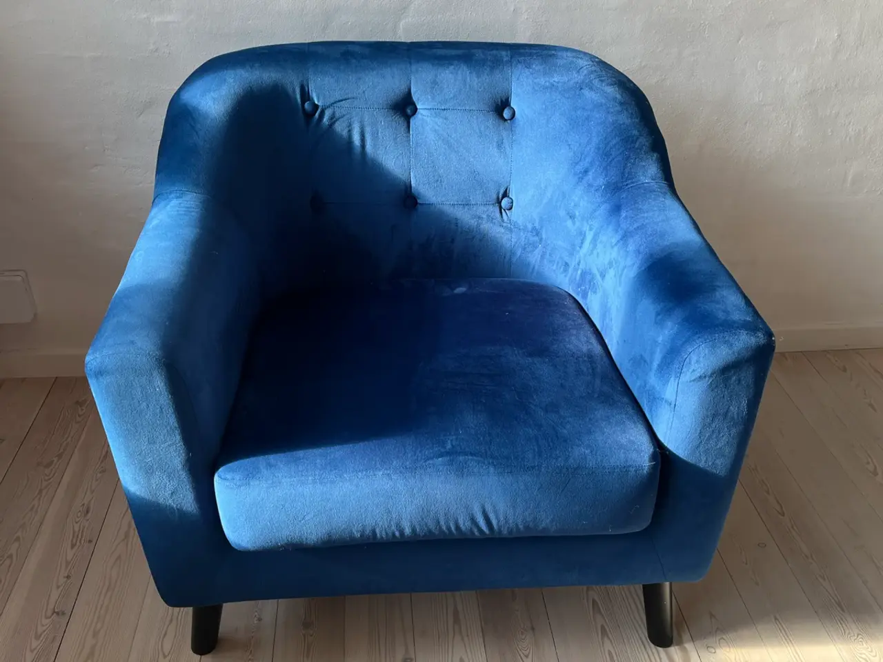 Billede 1 - lænestol i velour