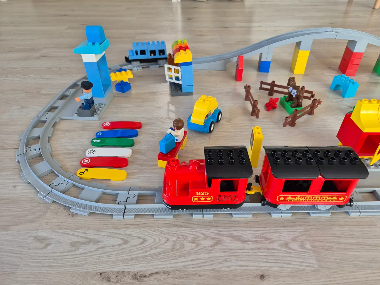 Billede 2 - Duplo Smart Elektrisk Togbane, Damptog, APP funkti