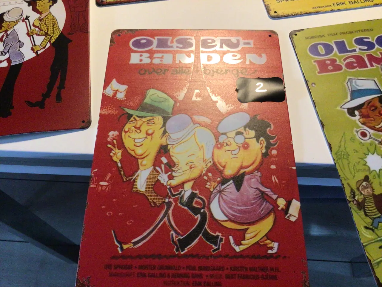 Billede 3 - Metalskilte “Olsen Banden”