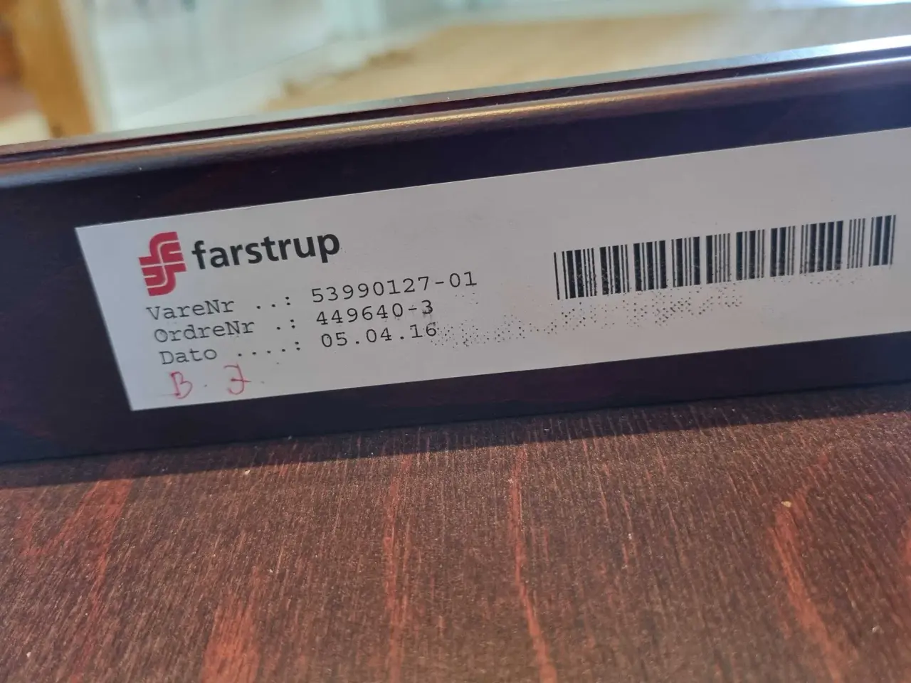 Billede 8 - Flot Farstrup otiumstol med fodskammel