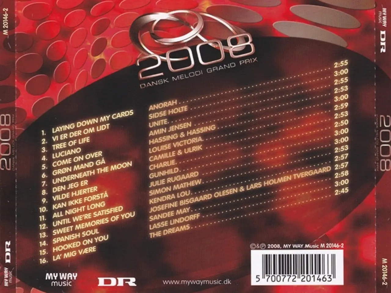 Billede 2 - Diverse kunstnere – Dansk Melodi Grand Prix… – CD