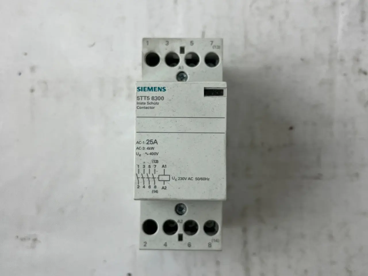 Billede 3 - Siemens 5TT58300 Installation kontaktor 25A 230V