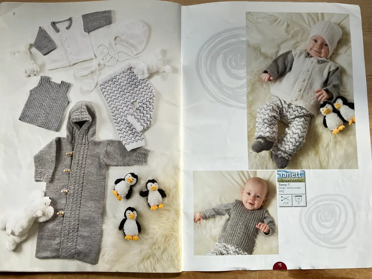 Billede 9 - Opskriftshæftet Lanett baby nr. 1013, 0-4 år
