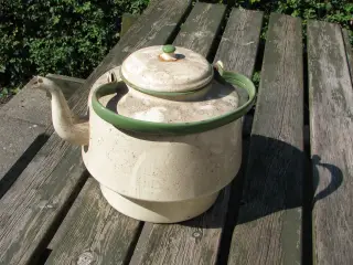 Emalje kedel stor - lys gul