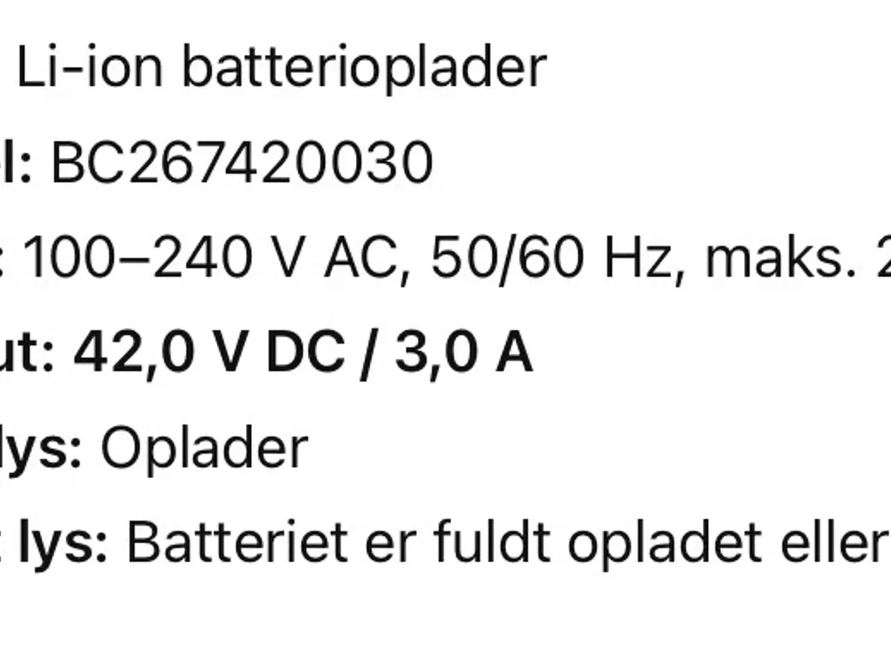 Billede 3 - Oplader/strømforsyning
