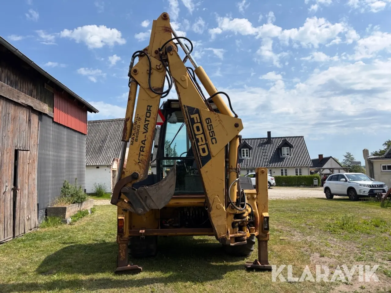 Billede 4 - Rendegraver Ford 655c med skovlpakke.