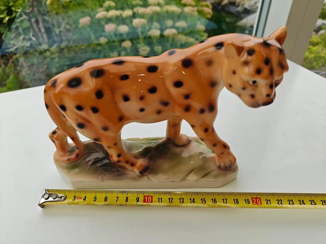 Billede 5 - Leopard porcelæns figur i vintage stil