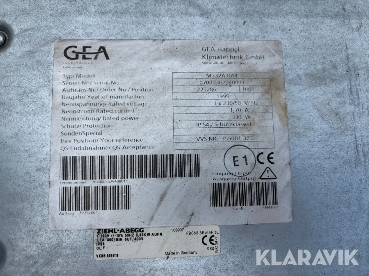 Billede 7 - Varmeblæser GEA M332ABA4 330 W