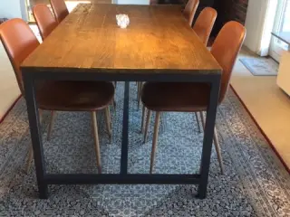 Vintage spisebord uden tillægsplade