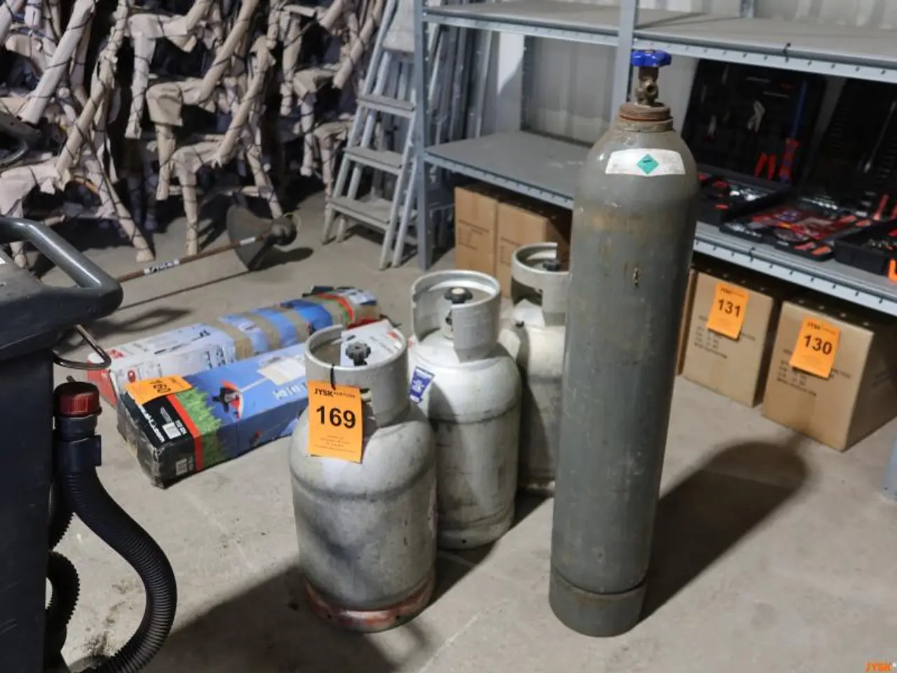 Billede 1 - GASFLASKER, 3 st