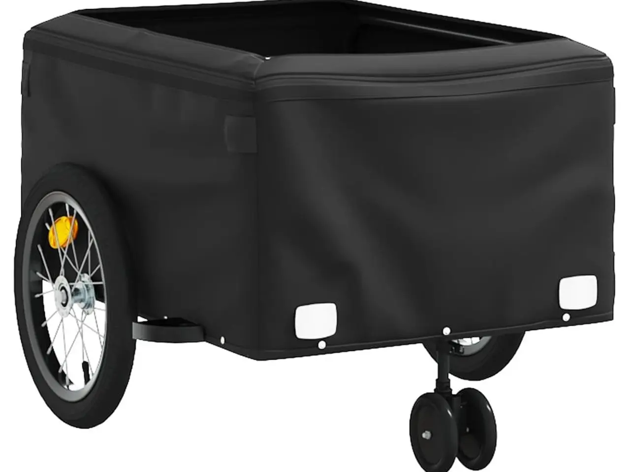 Billede 8 - Cykelanhænger 45 kg jern sort og gul