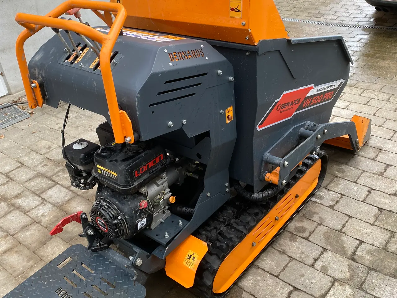 Billede 2 - Motorbør / Minidumper VH550PRO - Loncin 7,5 hk ben