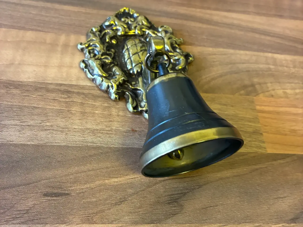 Billede 1 - Messing dørklokke 15 cm