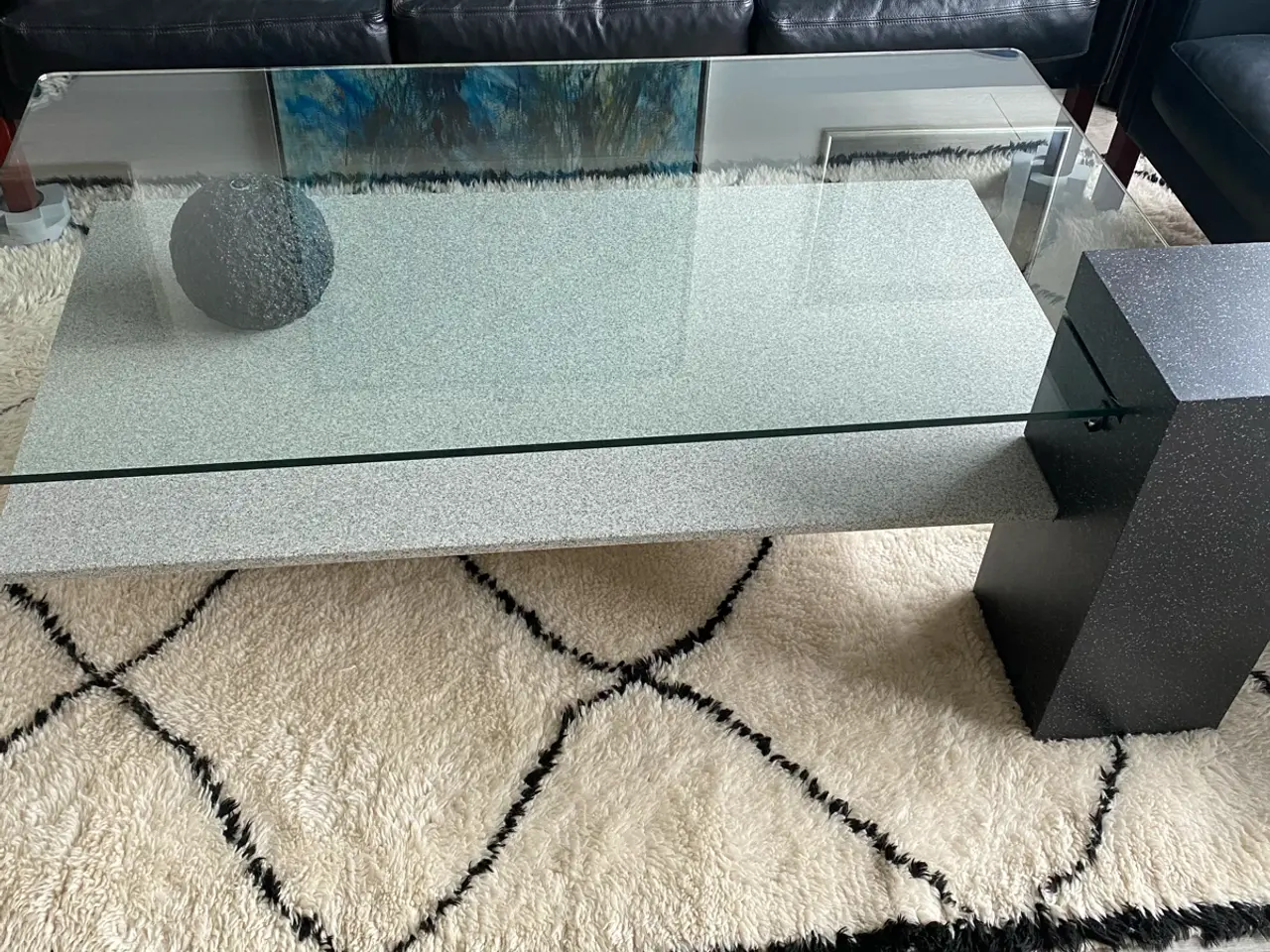 Billede 3 - Glas sofabord og 2 sideborde