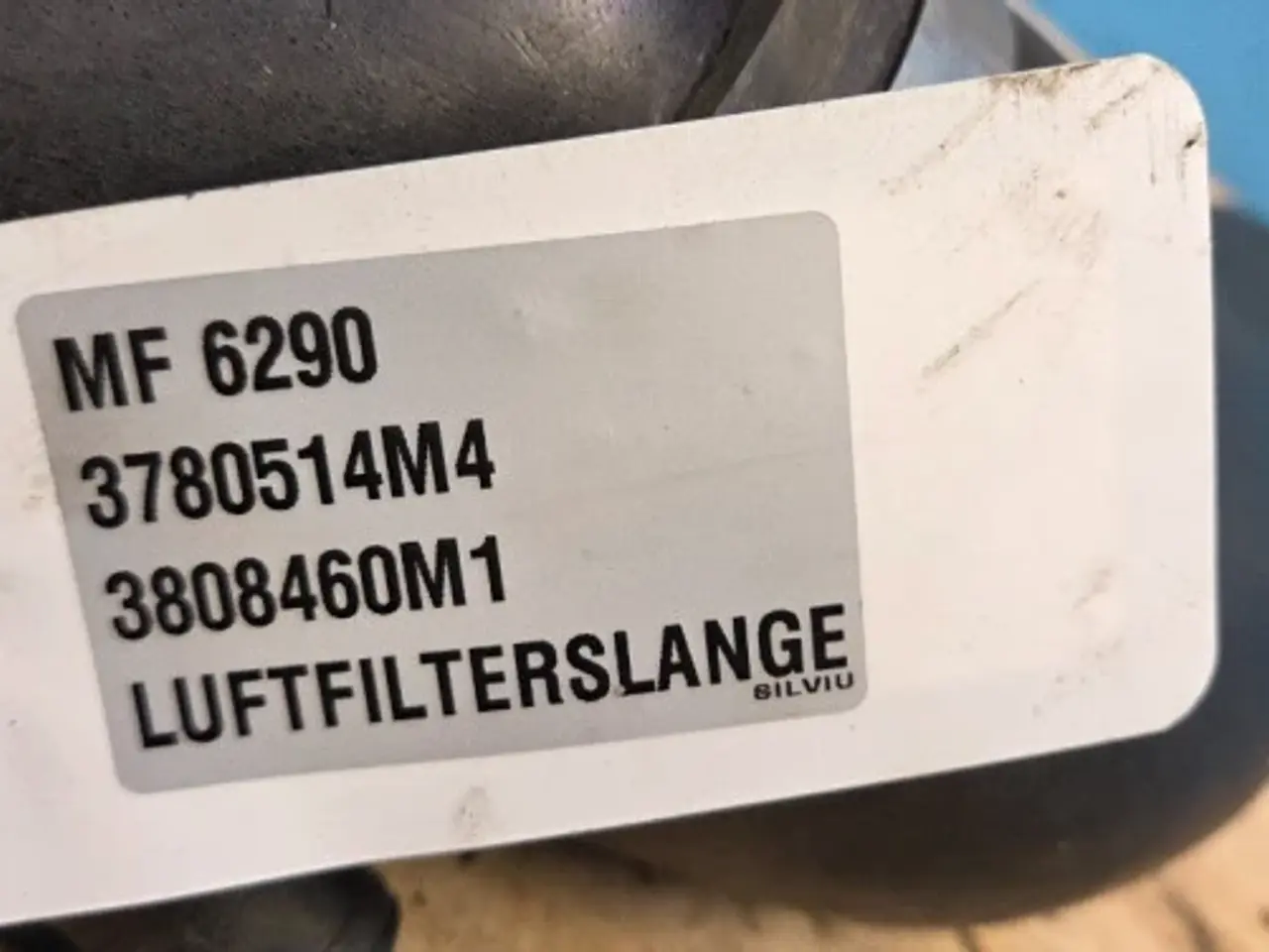 Billede 12 - Massey Ferguson 6290 Luftfilterslange 3780514M4