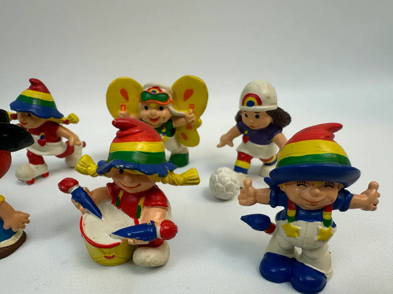 Billede 5 - 12 stk. retro figurer Rainbow Kids (1980/81)