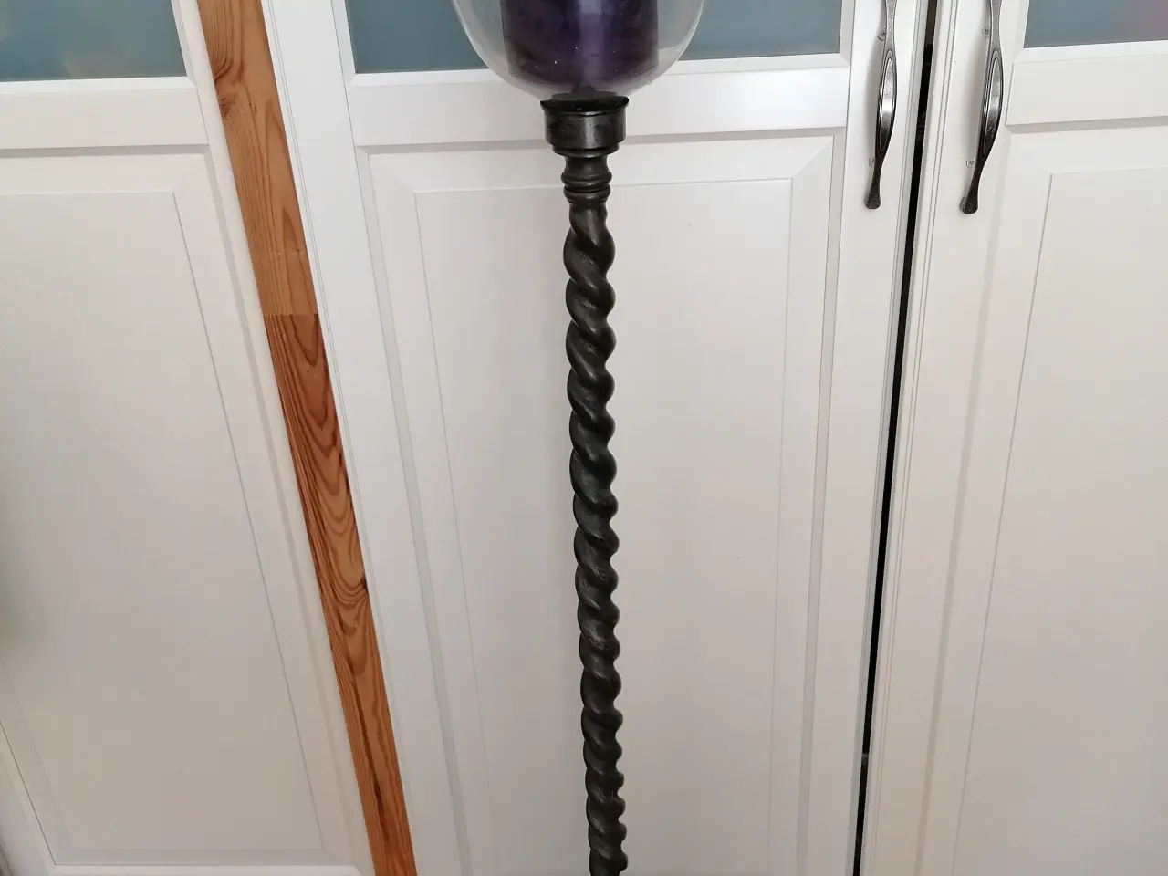 Billede 6 - Gulvstage, højde 122 cm - stor og gammel i messing