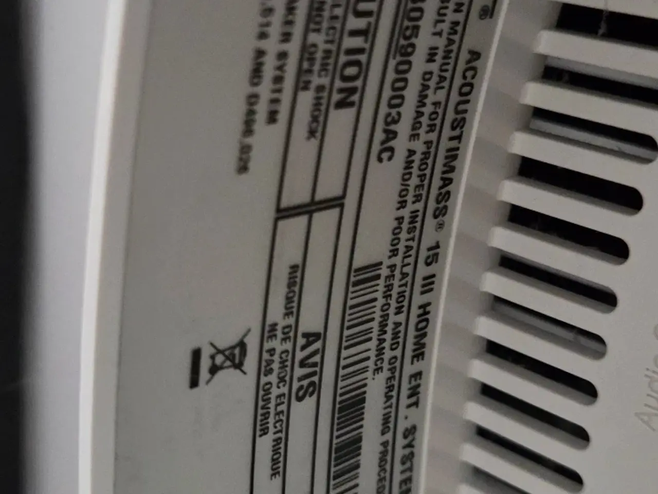 Billede 4 - bose acoustimass 15 III