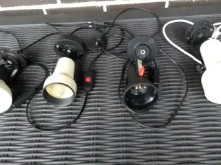 4 stk. retro sengelamper