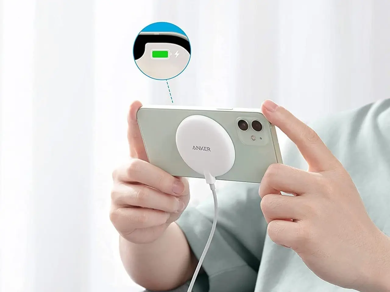 Billede 6 - Anker 313 magnetisk Ladepad f. Apple mobiler. NY.