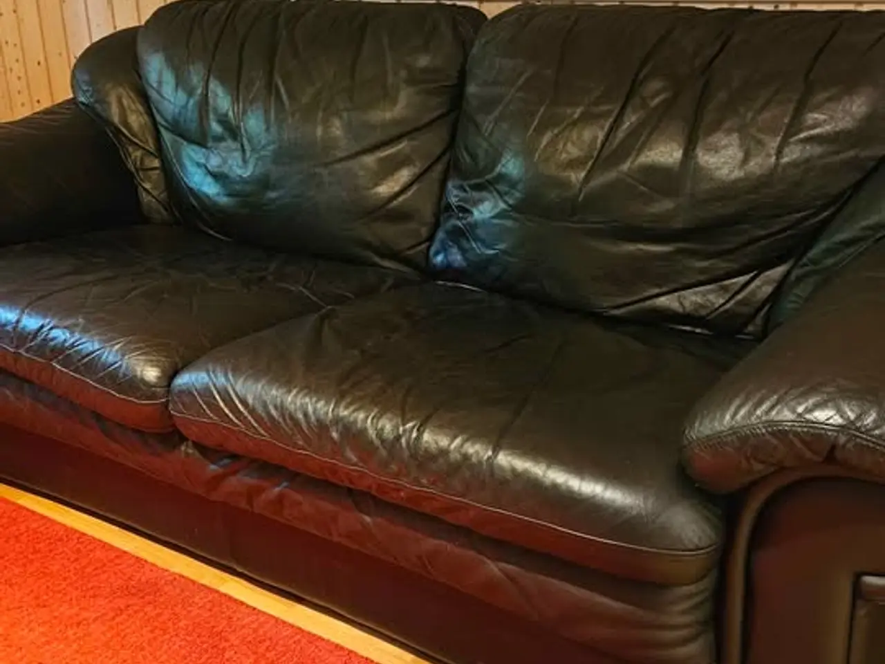Billede 3 - Lædersofa 220 cm