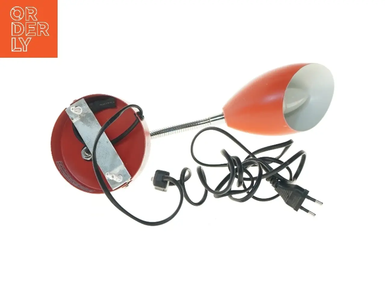 Billede 3 - Rød bordlampe (str. 50 cm)