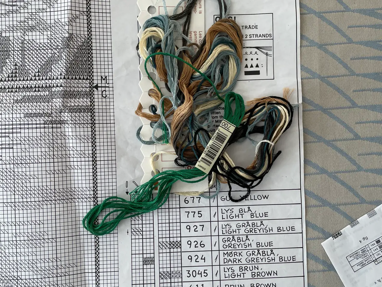 Billede 4 - OOE 98208 broderi mønster isbjørn med unger